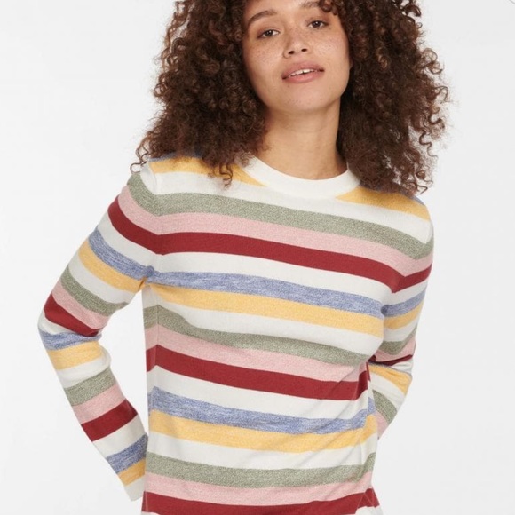 Barbour - Women's Seaview Knitted Jumper - Multi Color size L - Picture 3 of 10